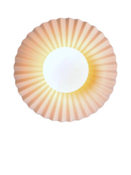 houseof Flush Pleated Wall Light, Burgundy - thumbnail 4