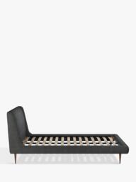 John Lewis Mid-Century Sweep Upholstered Bed Frame, Double - thumbnail 4