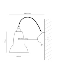 Anglepoise Original 1227 Brass Wall Light - thumbnail 5