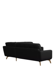 John Lewis Barbican Leather Corner Sofa, Light Leg - thumbnail 4