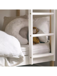 Julian Bowen Nellie Bunk Bed, Single, White/Pine - thumbnail 3