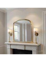 Yearn Refined Arched Overmantel Wall Mirror - thumbnail 6