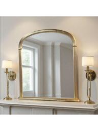 Yearn Refined Arched Overmantel Wall Mirror - thumbnail 5