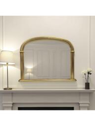 Yearn Refined Arched Overmantel Wall Mirror - thumbnail 1
