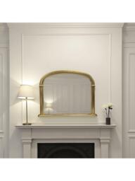 Yearn Refined Arched Overmantel Wall Mirror - thumbnail 2