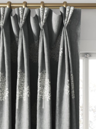 William Morris At Home Marigold Tree Embroidered Made to Measure Curtains or Roman Blind, Woad - thumbnail 6