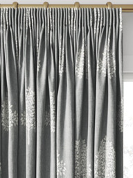 William Morris At Home Marigold Tree Embroidered Made to Measure Curtains or Roman Blind, Woad - thumbnail 2