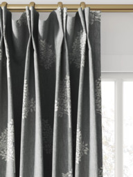 William Morris At Home Marigold Tree Embroidered Made to Measure Curtains or Roman Blind, Woad - thumbnail 4