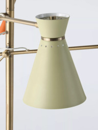 John Lewis Bauhaus Adjustable 3-Arm Floor Lamp, Multi - thumbnail 4