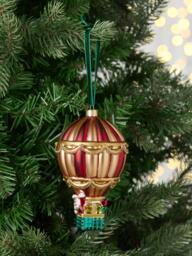 John Lewis Curate & Collect Hot Air Balloon Bauble, Multi - thumbnail 2