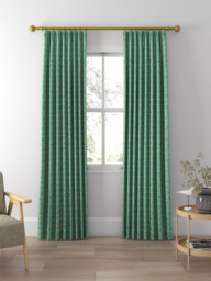 Designers Guild Manipur Made to Measure Curtains or Roman Blind, Pale Jade - thumbnail 3