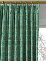 Designers Guild Manipur Made to Measure Curtains or Roman Blind, Pale Jade - thumbnail 2
