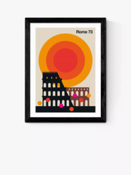 EAST END PRINTS Bo Lundberg 'Rome 73' Italy Framed Print - thumbnail 1