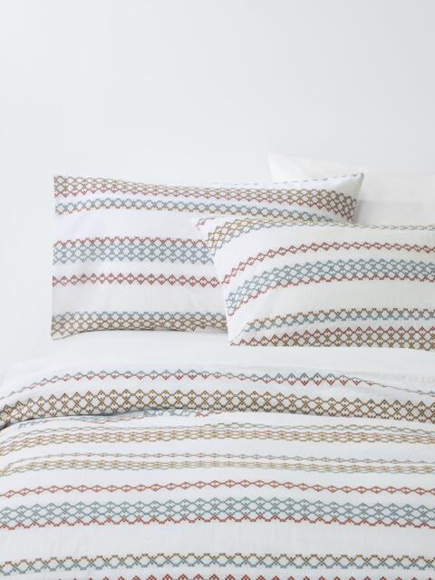 John Lewis Grasmere Washed Cotton Weave Duvet Cover Set - image 1