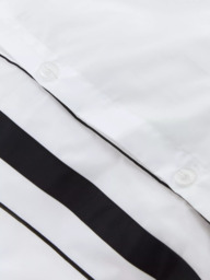 John Lewis Sloane 200 Thread Count Egyptian Cotton Border Duvet Cover Set - thumbnail 5