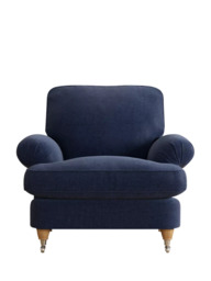 Laura Ashley Beaumaris Armchair, Oak Leg - thumbnail 4