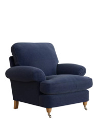Laura Ashley Beaumaris Armchair, Oak Leg - thumbnail 1