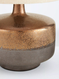 John Lewis Delaney Ceramic Duo Table Lamp, Set of 2, Bronze Glaze - thumbnail 5