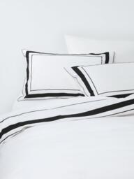 John Lewis Sloane Pure Cotton Percale Duvet Cover Set, 200 Thread Count
