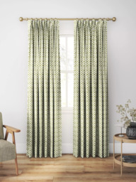 Clarke & Clarke Giverny Made to Measure Curtains or Roman Blind, Sage - thumbnail 5