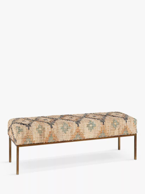 nkuku Kesu Kilim & Iron Bench - image 1