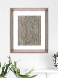 Brookpace Lascelles 'Cedar Grooves I' Framed Print, 66 x 55cm, Brown - thumbnail 2