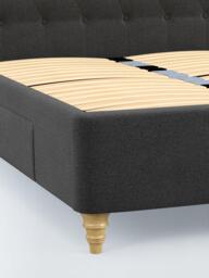 John Lewis Rue 2 Drawer Upholstered Bed Frame, Double - thumbnail 5