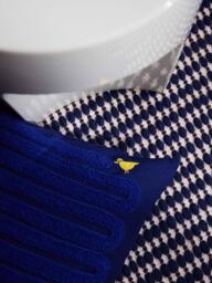 The Conran Shop Early Bird Cotton Cushion, Navy - thumbnail 3