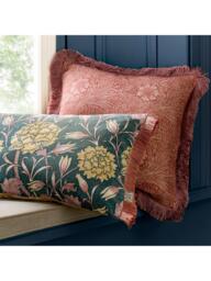 William Morris At Home Wild Tulip Rectangular Cushion, Willow - thumbnail 4