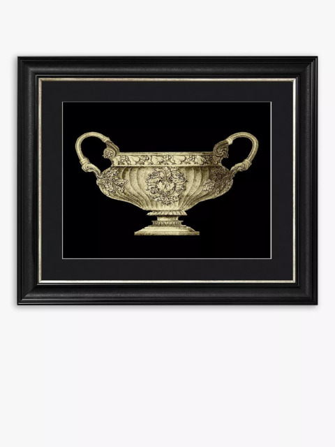 Garden Antiquities I Framed Print & Mount, 50 x 60cm, Black