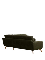 John Lewis Barbican Leather Corner Sofa, Light Leg - thumbnail 4