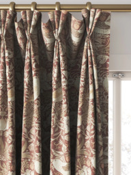 William Morris At Home Strawberry Thief Made to Measure Curtains or Roman Blind, Madder - thumbnail 6