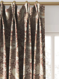 William Morris At Home Strawberry Thief Made to Measure Curtains or Roman Blind, Madder - thumbnail 4