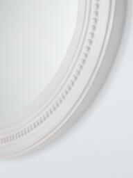 John Lewis Hand-Carved Coastal Oval Wall Mirror, 70 x 50cm, FSC-Certified (Mango Wood), White Wash - thumbnail 2