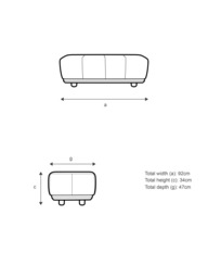 G Plan Vintage The Seventy One Leather Footstool - thumbnail 2