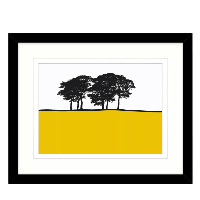 John Lewis Jacky Al-Samarraie 'Skipton Yellow' Framed Print, 44 x 54cm - image 1
