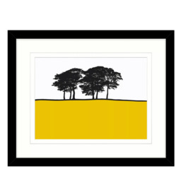 John Lewis Jacky Al-Samarraie 'Skipton Yellow' Framed Print, 44 x 54cm - thumbnail 1