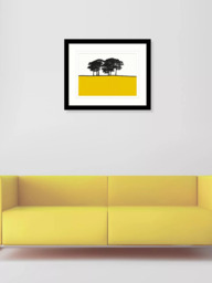 John Lewis Jacky Al-Samarraie 'Skipton Yellow' Framed Print, 44 x 54cm - thumbnail 2