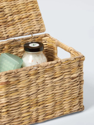 John Lewis Bulrush Nesting Lidded Storage Basket, Set of 3 - thumbnail 3