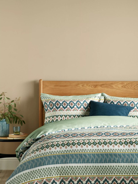 John Lewis Thea Pure Cotton Sateen Stripe Duvet Cover Set - image 1
