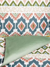 John Lewis Thea Pure Cotton Sateen Stripe Duvet Cover Set - thumbnail 3