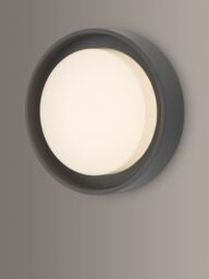 Där Ralph LED Small Flush Outdoor Wall Light, Anthracite