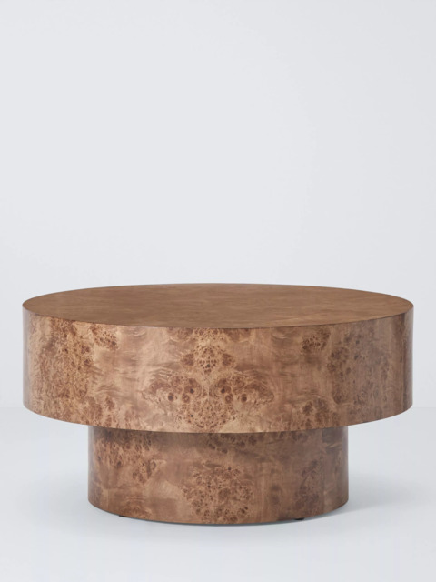 John Lewis Burl Round Coffee Table - image 1