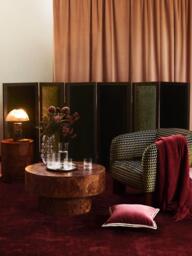 John Lewis Burl Round Coffee Table - thumbnail 2