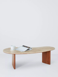 John Lewis Taj Travertine Coffee Table, Natural - thumbnail 4