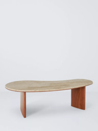 John Lewis Taj Travertine Coffee Table, Natural - thumbnail 1