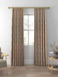 Morris & Co. Ben Pentreath Marigold Made to Measure Curtains or Roman Blind, Olive/Pink - thumbnail 3