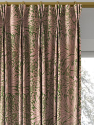 Morris & Co. Ben Pentreath Marigold Made to Measure Curtains or Roman Blind, Olive/Pink - thumbnail 6
