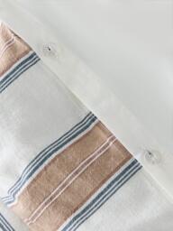 John Lewis Morston Washed Cotton Weave Duvet Cover Set, Multi - thumbnail 4