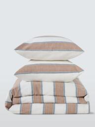 John Lewis Morston Washed Cotton Weave Duvet Cover Set, Multi - thumbnail 5